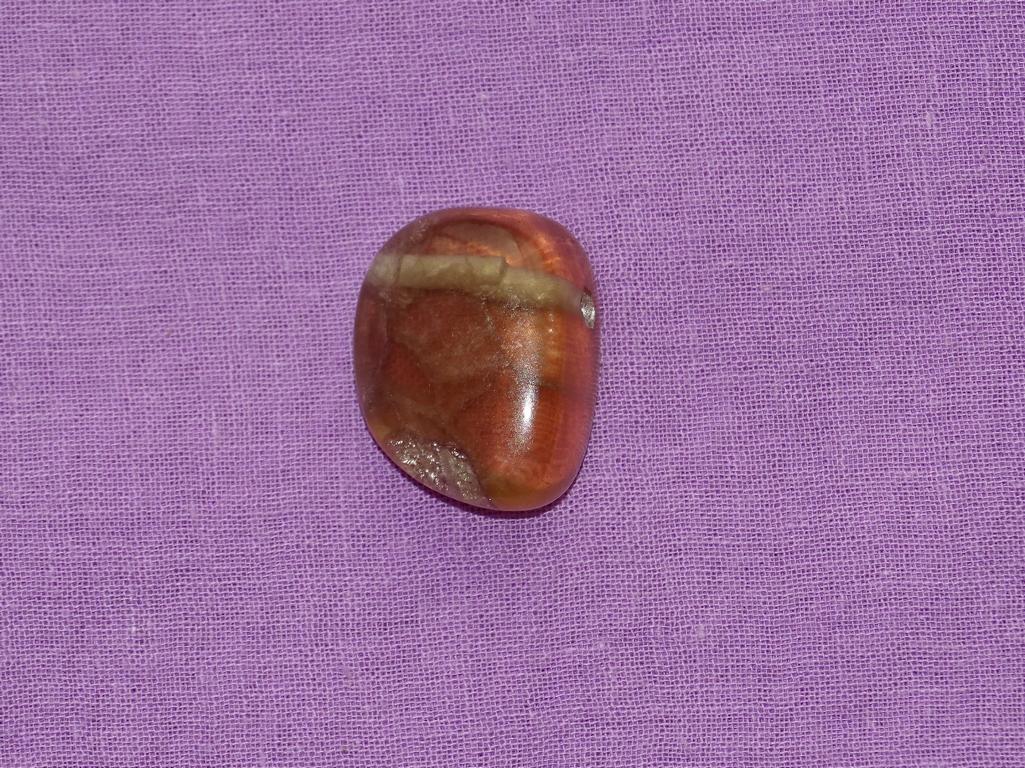 Fluorit gelb/violett (gebohrt) Nr. 5