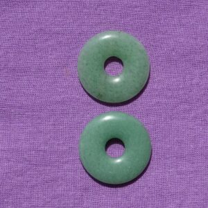 Aventurin-Donut (grün) Ø 30 mm