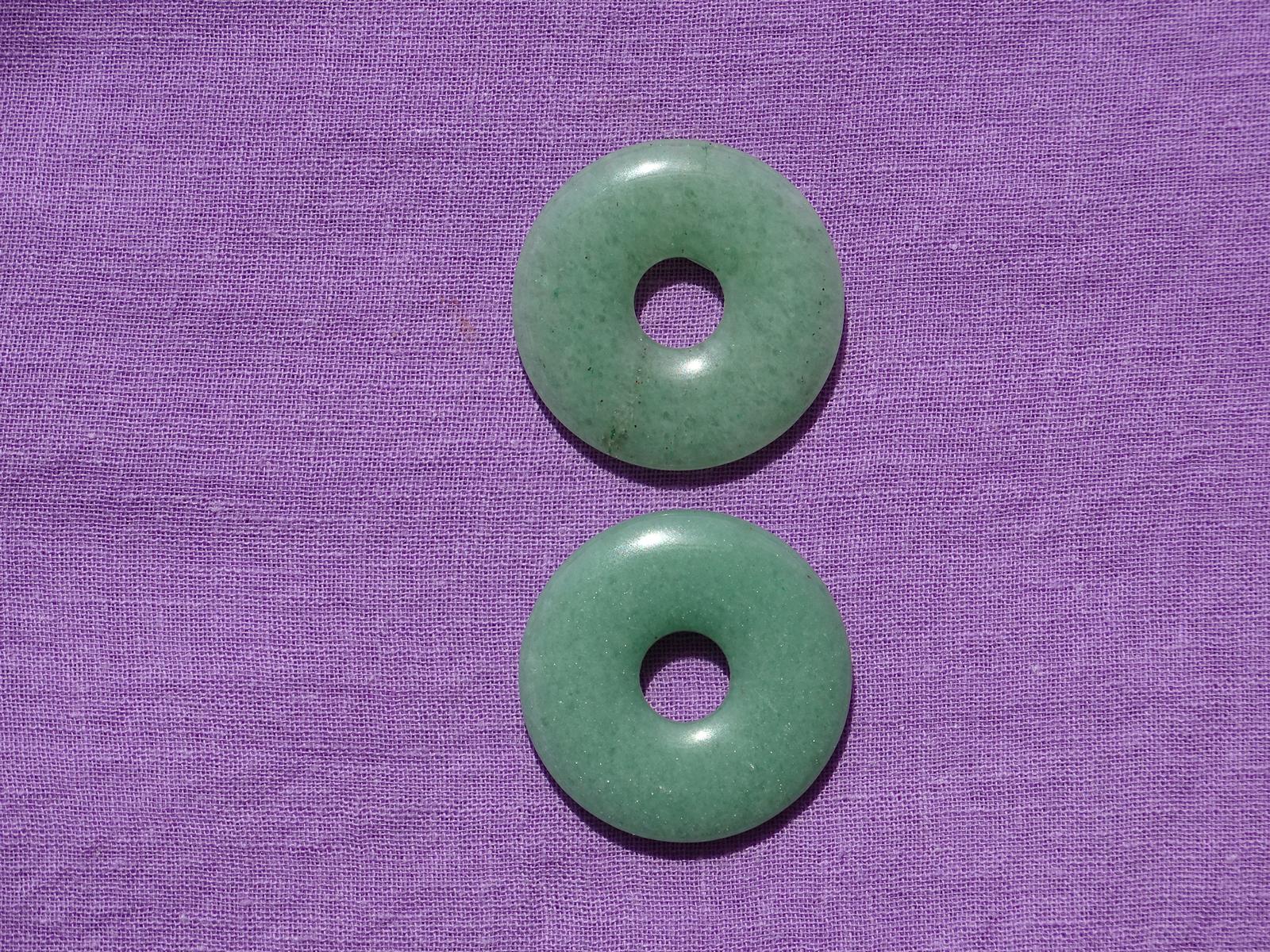 Aventurin-Donut (grün) Ø 30 mm