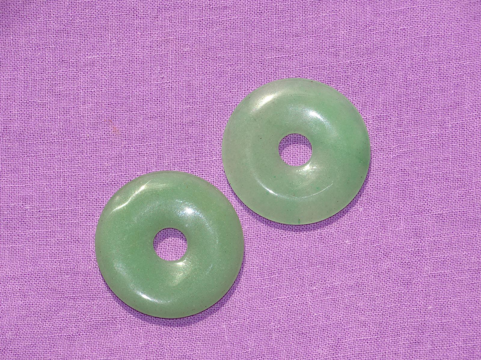 Aventurin-Donut (grün) Ø 35 mm