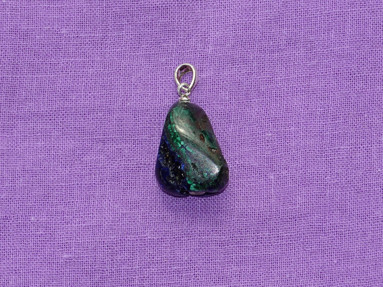 Azurit-Malachit-Anhänger Nr. 1