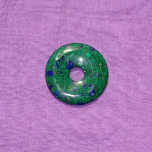 Azurit-Malachit-Donut groß Ø 50 mm