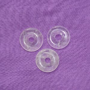 Bergkristall-Donut Ø 30 mm