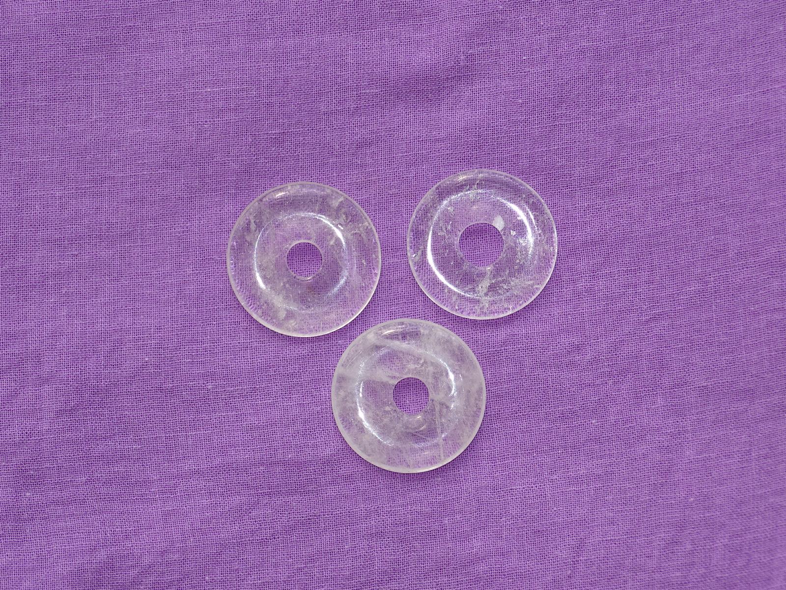 Bergkristall-Donut Ø 30 mm