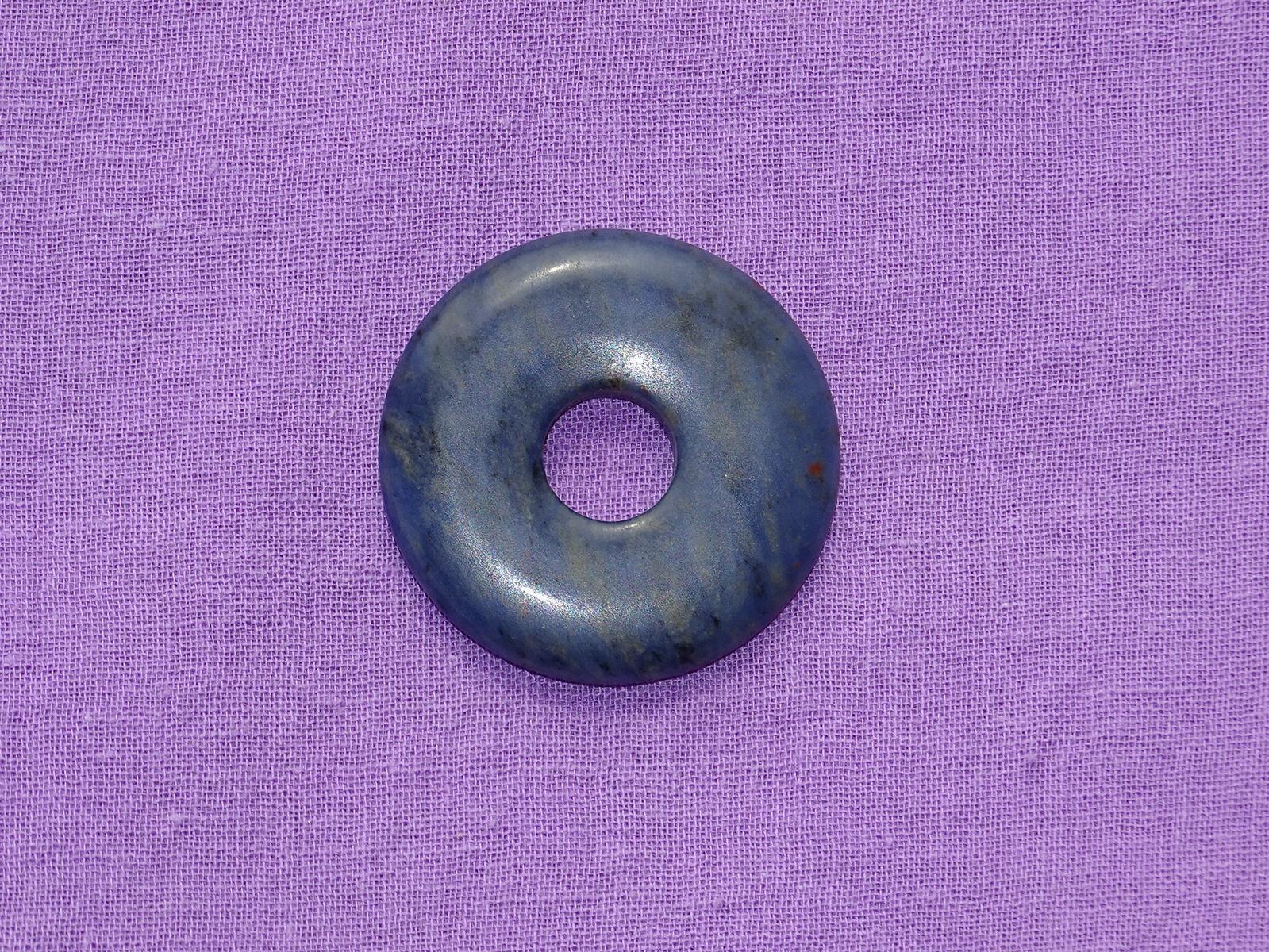 Blauquarz-Donut Ø 35 mm