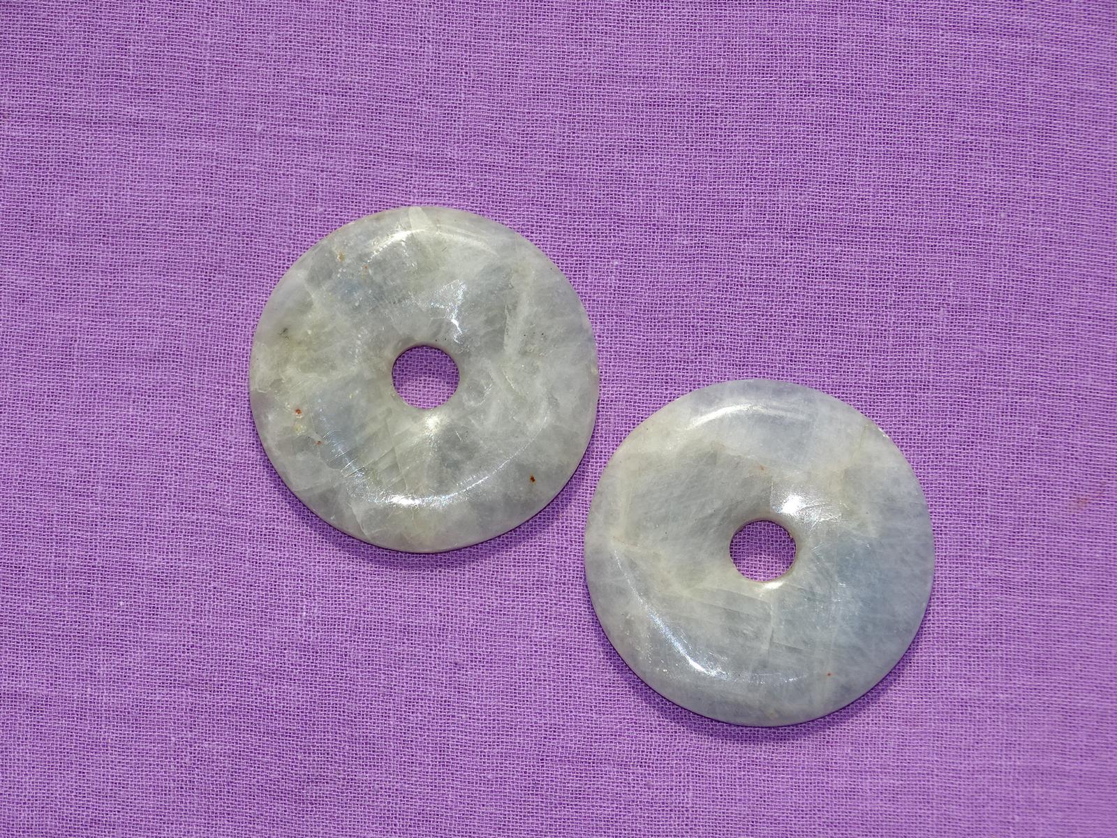 Calcit-Donut blau Ø 40 mm