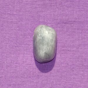 Calcit blau gebohrt Nr. 1