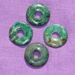 Chrysokoll-Donut Ø 30 mm