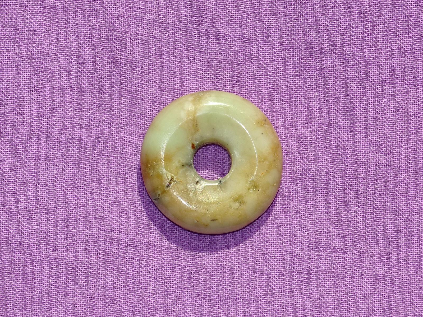 Chrysopras-Donut Nr. 3 Ø 30 mm
