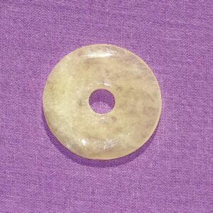 Orangencalcit-Donut Ø 35 mm