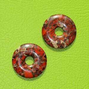 Brekzien-Jaspis-Donut Ø 35 mm