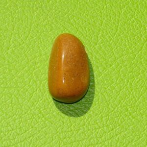 Jaspis gelb/braun gebohrt Nr. 2