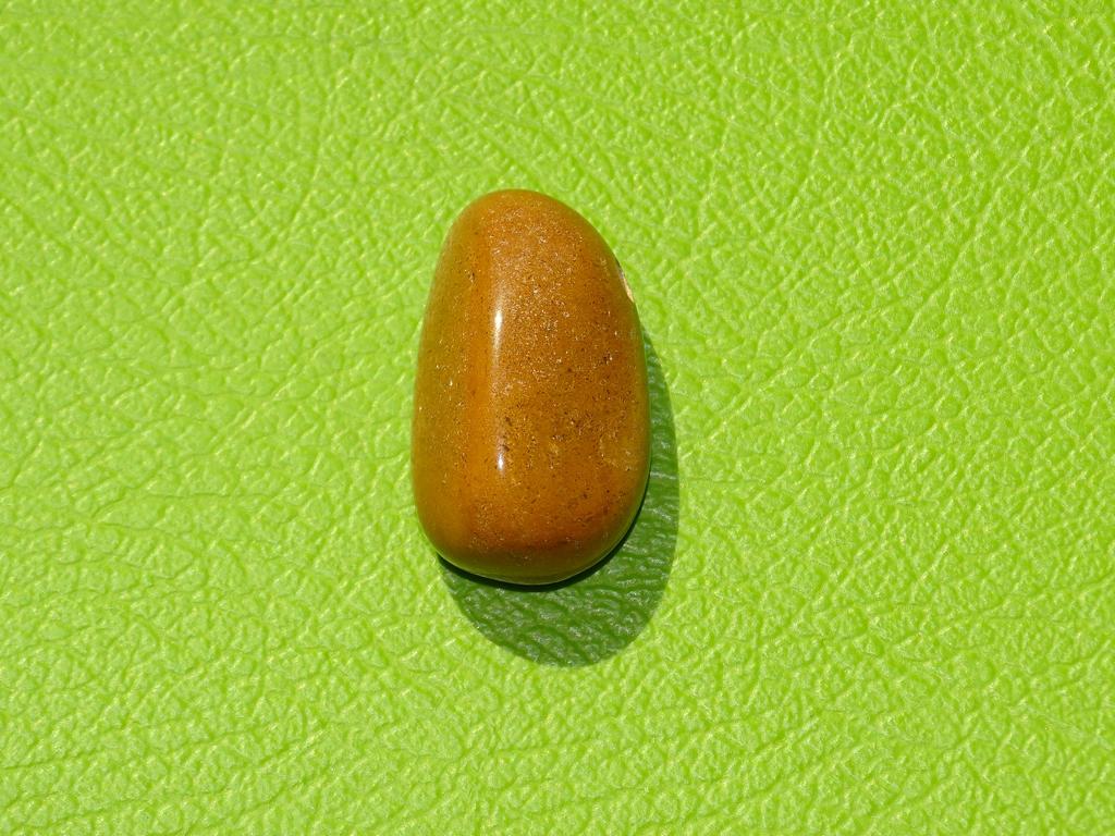 Jaspis gelb/braun gebohrt Nr. 2