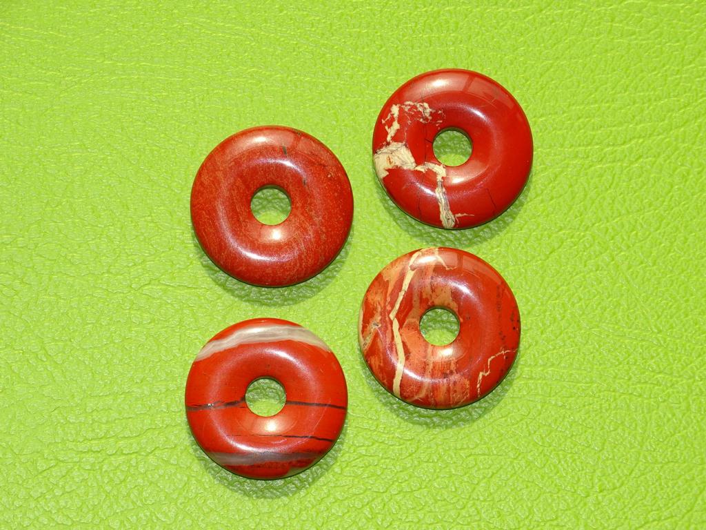 Jaspis-Donut rot Ø 30 mm