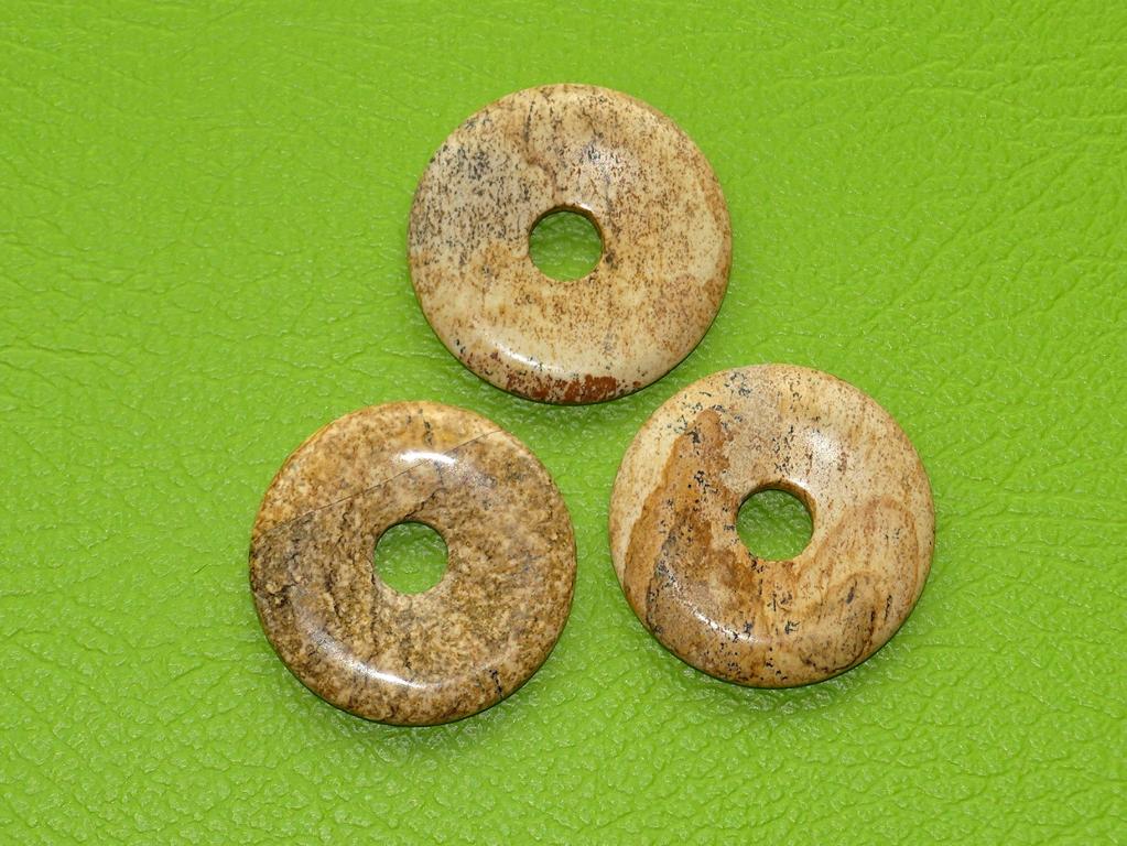 Landschaftsjaspis-Donut Ø 35 mm