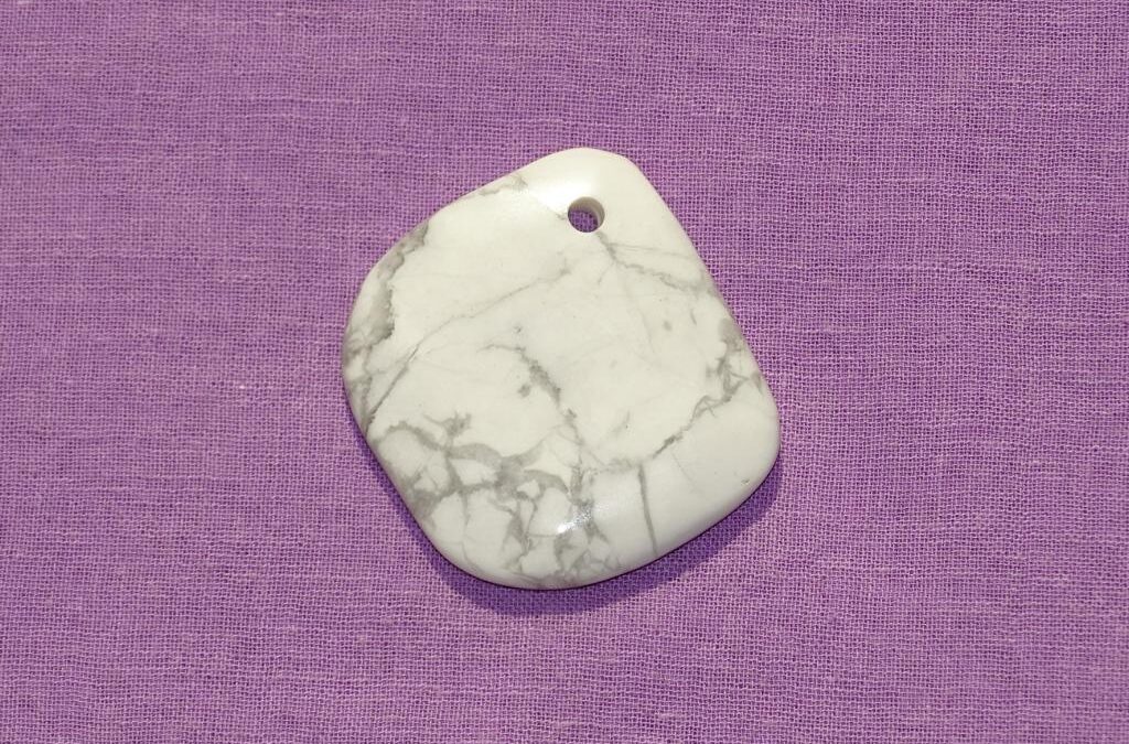 Magnesit Flachstein, gebohrt Nr. 3