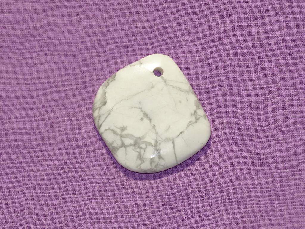 Magnesit Flachstein, gebohrt Nr. 3