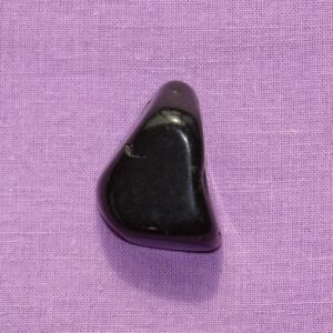 Silberobsidian gebohrt Nr. 1