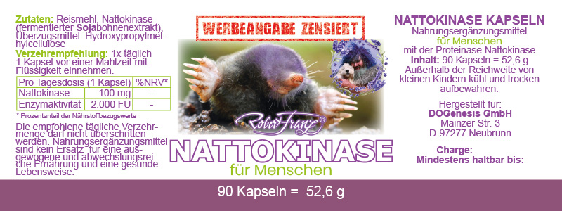 Nattokinase Kapseln, Robert Franz – Bild 2