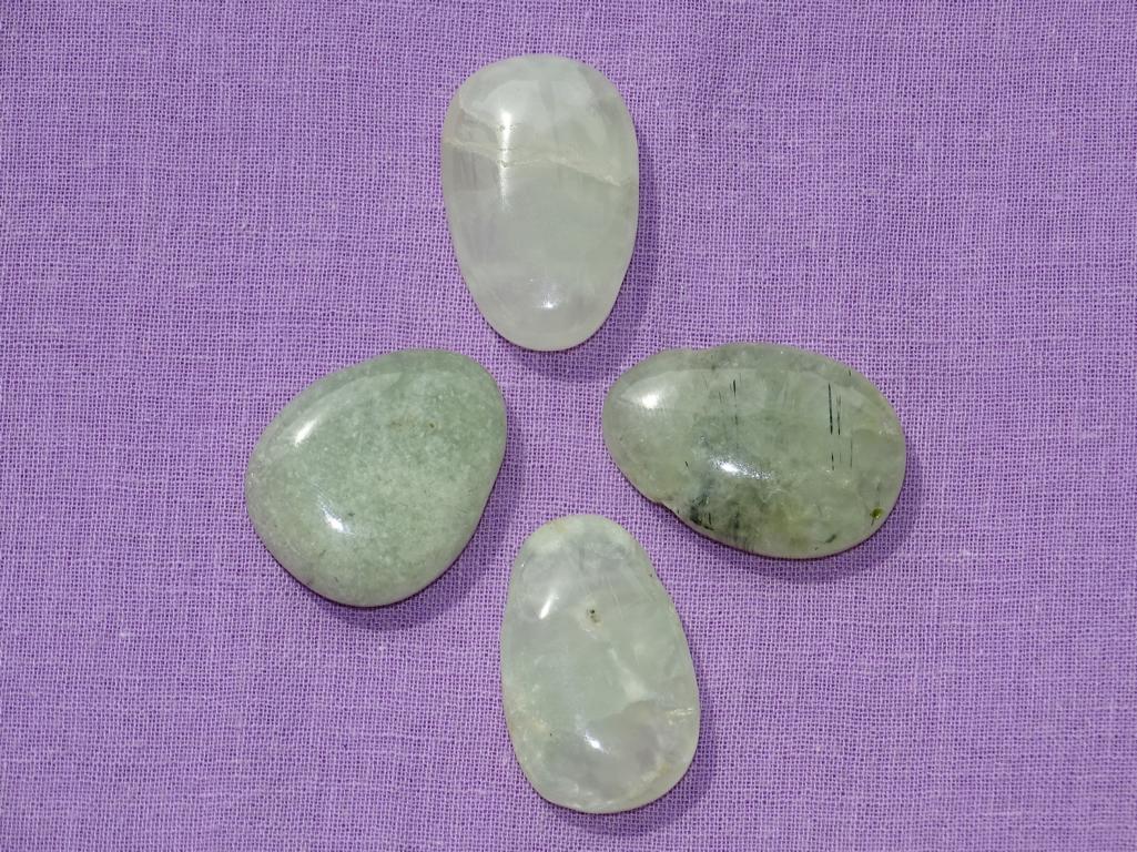 Prehnit Tropfen gebohrt