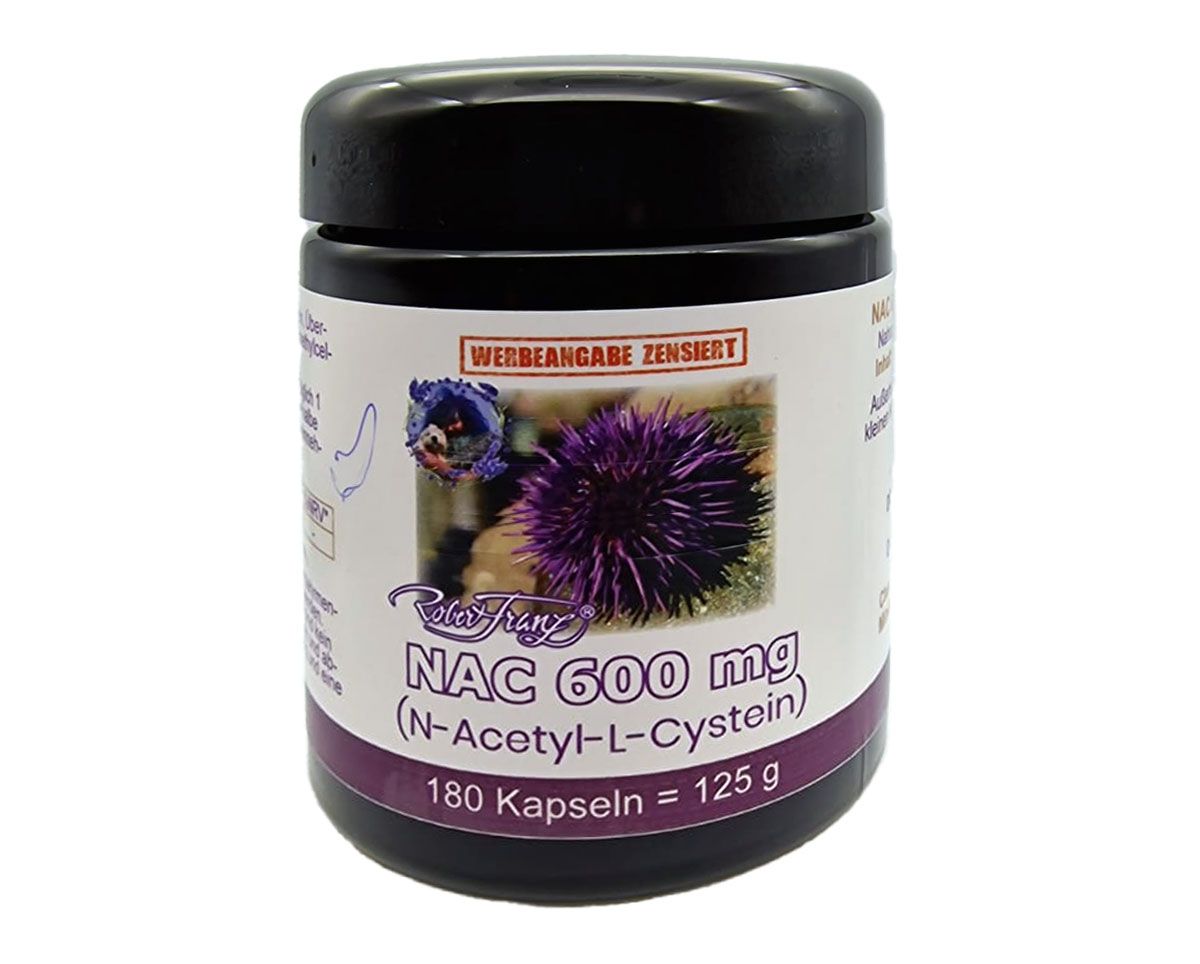 NAC 600 mg (N-Acetyl-L-Cystein) Kapseln, Robert Franz