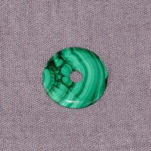 Malachit-Donut Ø 30 mm Nr. 5