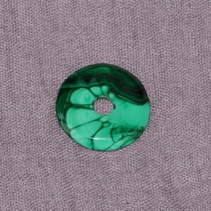 Malachit-Donut Ø 30 mm Nr. 6