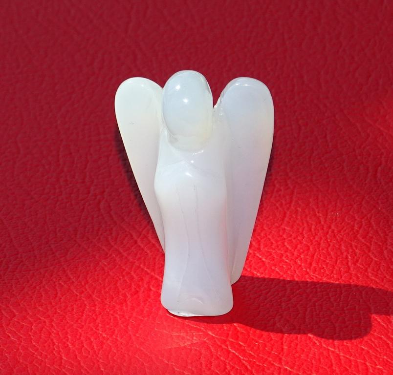 Chalcedon-Engel 5 cm (blau) – Bild 2