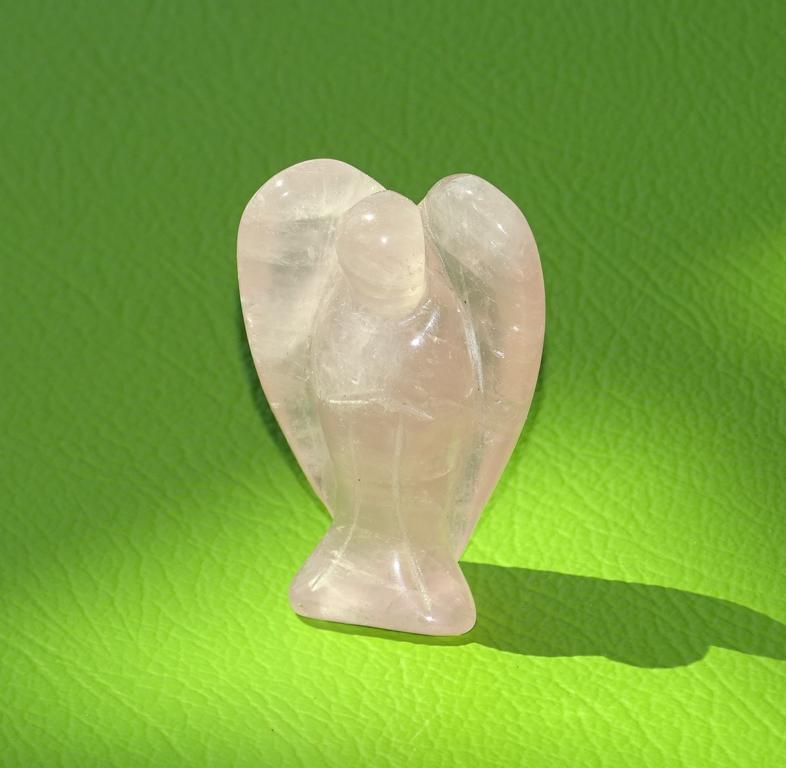 Rosenquarz-Engel 5 cm – Bild 2