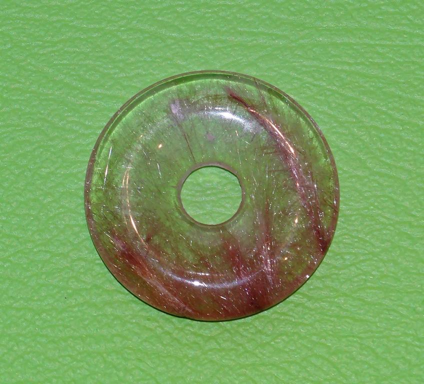 Rutilquarz-Donut Ø 35 mm