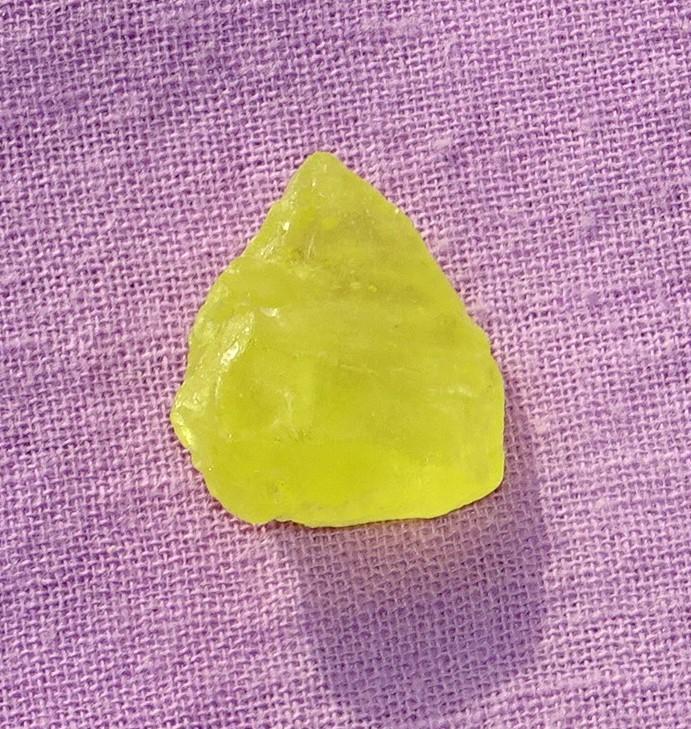 Schwefel-Rohstein Nr. 3