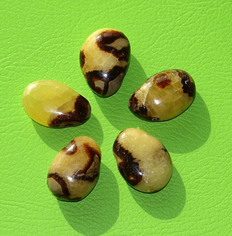 Septarie-Tropfen gebohrt