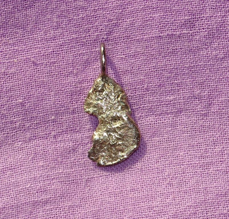 Silber-Nugget-Anhänger Nr. 2