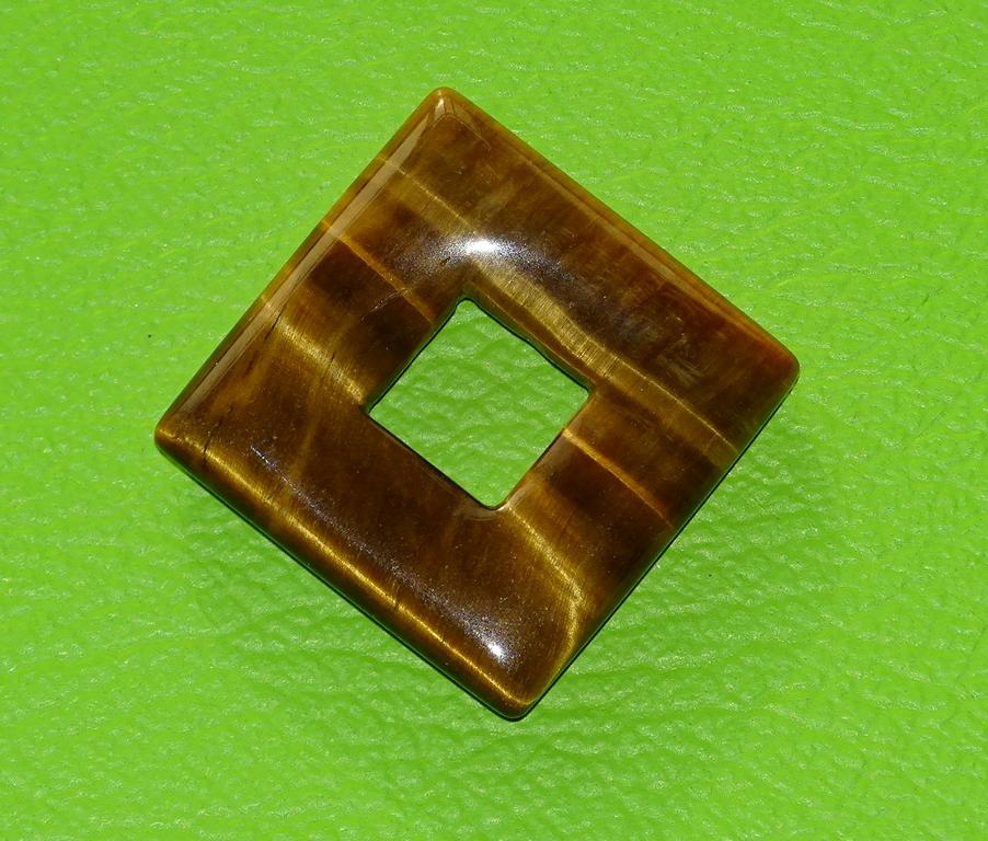 Tigerauge-Donut quadratisch