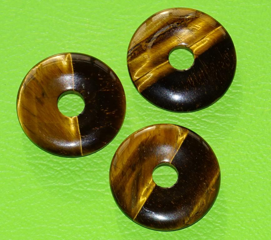 Tigerauge-Donut Ø 3 cm