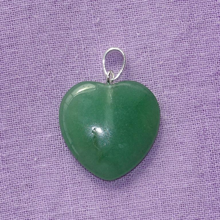 Aventurin-Herz-Anhänger Nr. 1