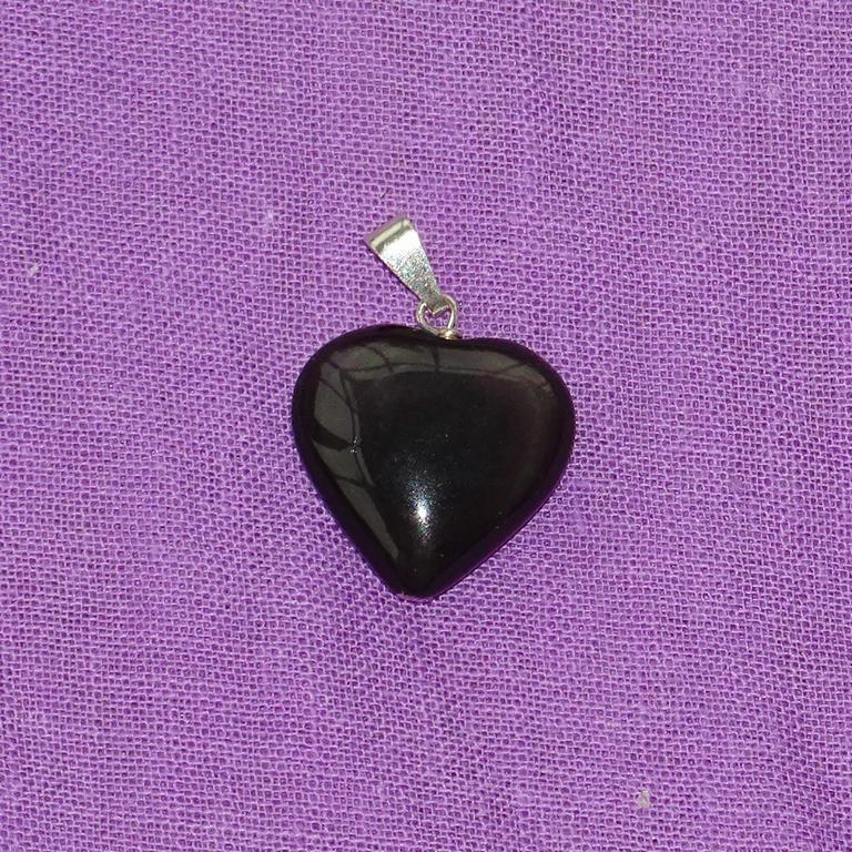 Regenbogenobsidian-Herz