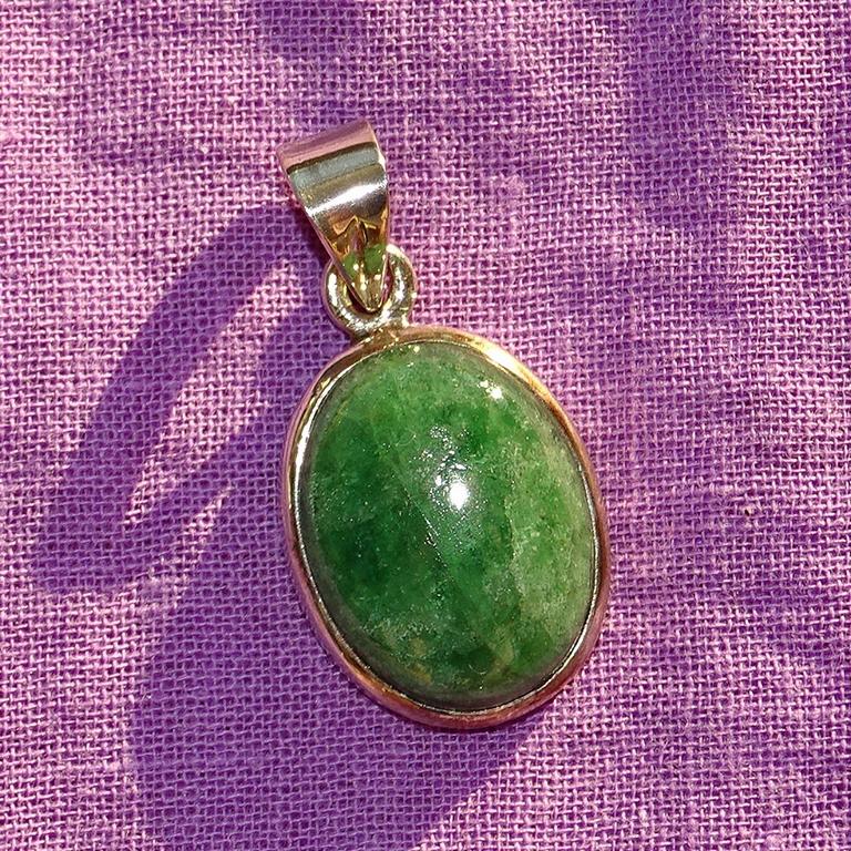 Tsavorit-Anhänger Nr. 1