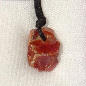 Vanadinit gebohrt mit Band Nr. 1