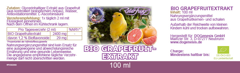 Bio Grapefruitextrakt, Robert Franz – Bild 2