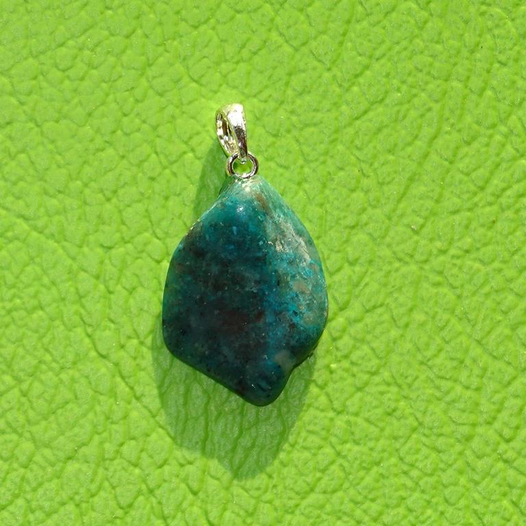 Chrysokoll-Anhänger Nr. 4