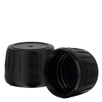 Wasserflasche Violettglas mit Schraubverschluss 1000 ml rund – Bild 2